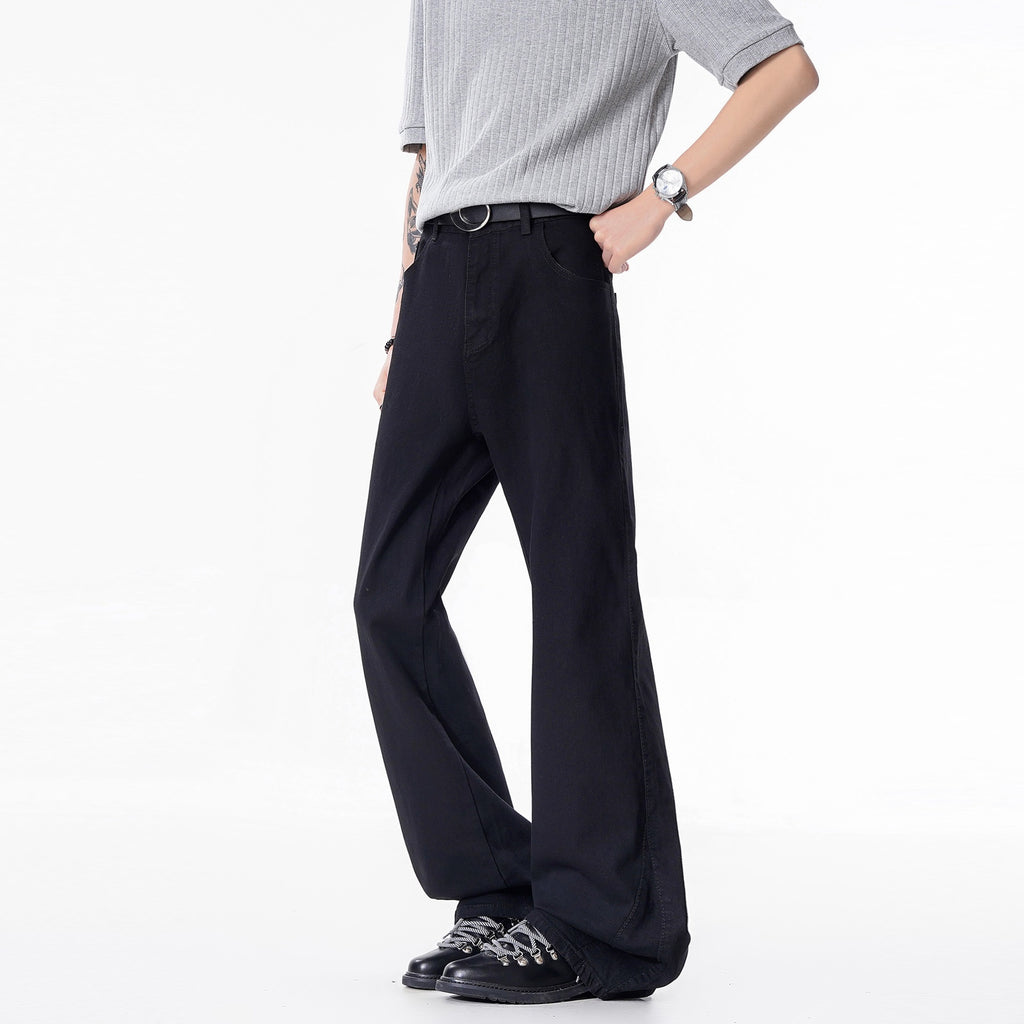 Slim Fit Straight Leg Denim Jeans Men