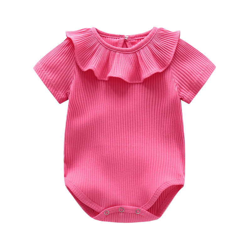 Short sleeved baby bag fart clothes