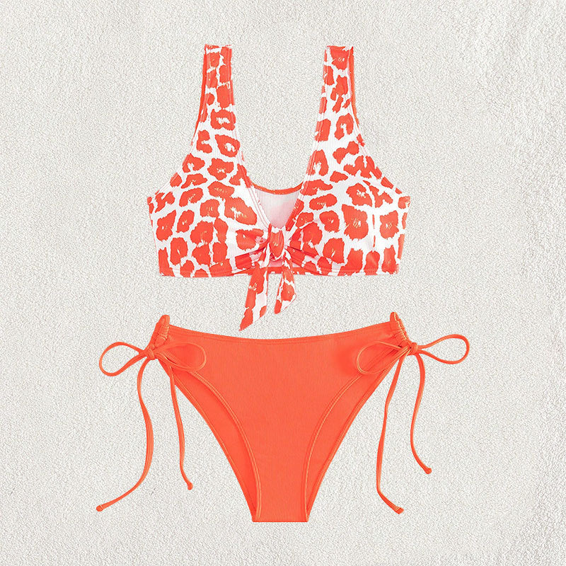 Bikini sexy lace-up two-piece swimsuit for women summer bikini