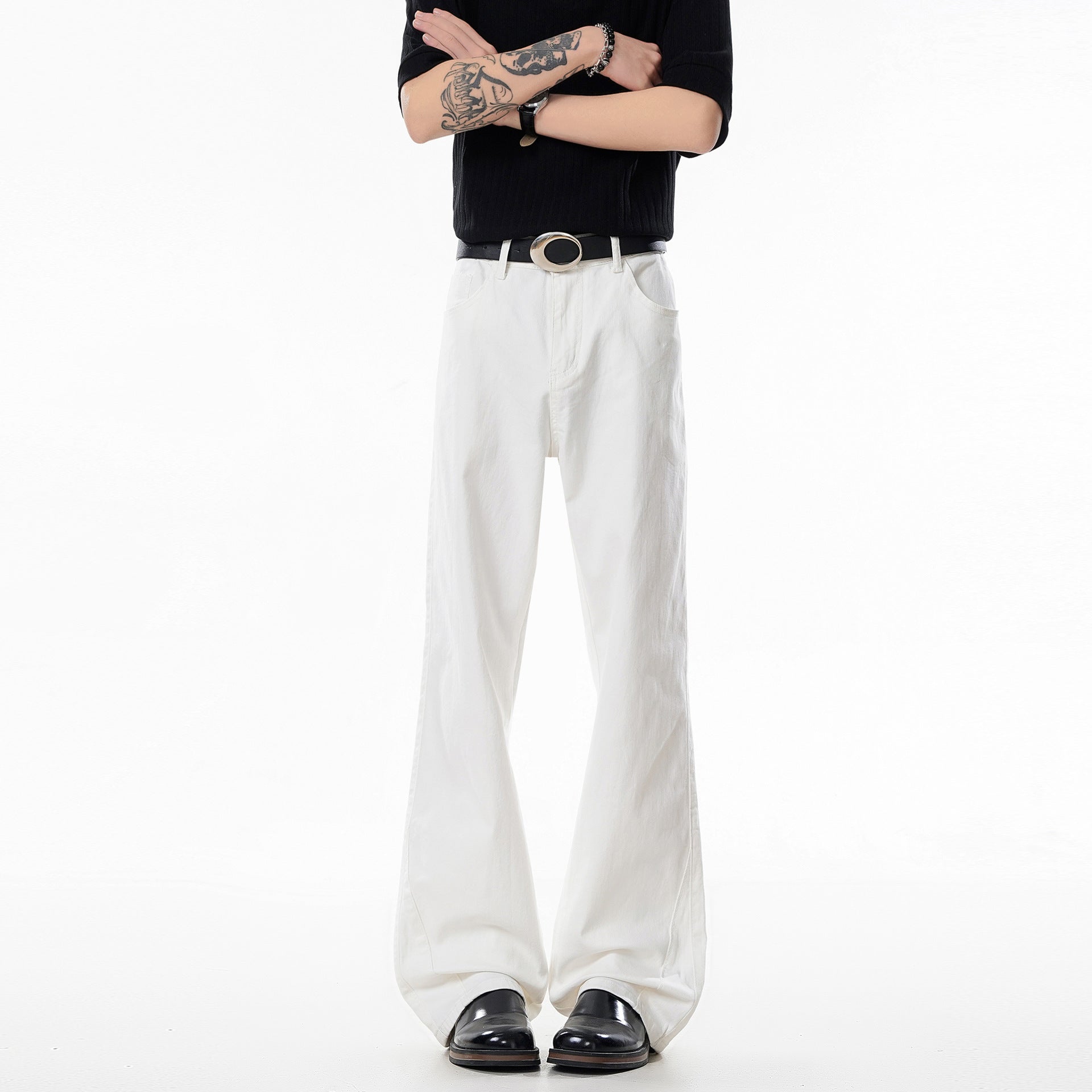 Slim Fit Straight Leg Denim Jeans Men
