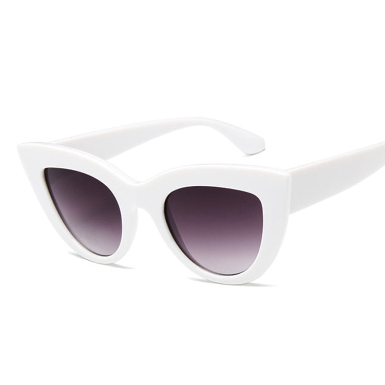 Cat Eye Fashion Sunglasses Women Vintage Luxury Brand Designer Black Glasses Sun Glasses For female UV400 Eyewear Shades