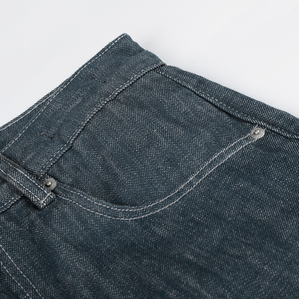 Contrast pocket denim pants