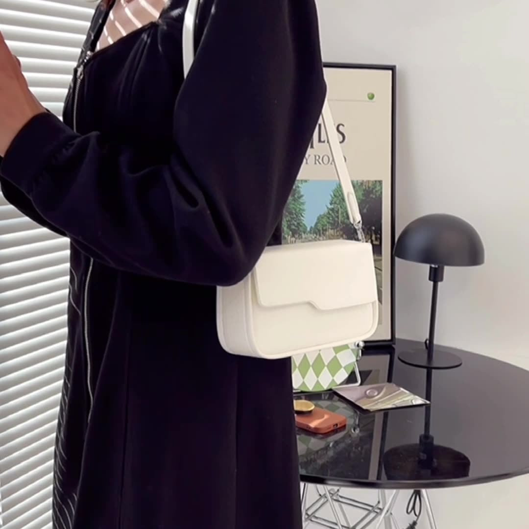 Fashion New Small Style Facudgel Bags Korean Version Simple Underarm Single Shoulder