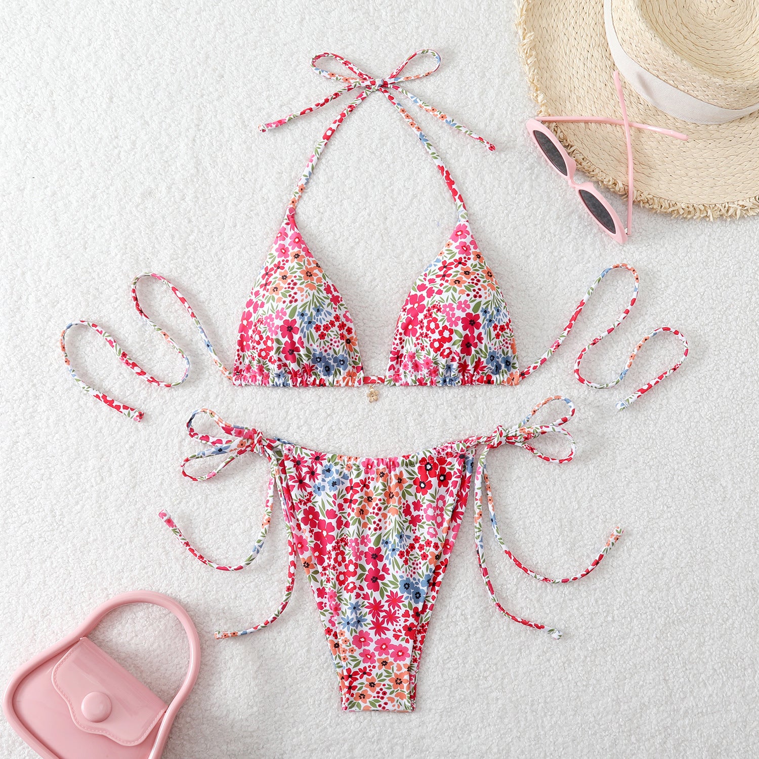 Triangle bikini set