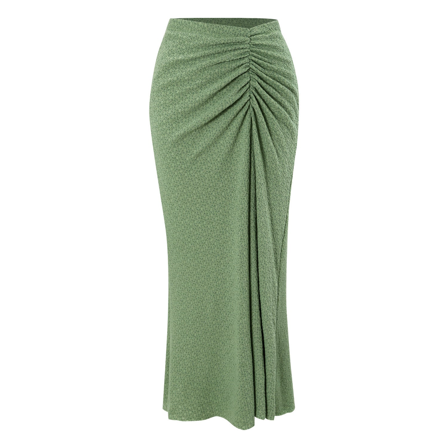 Chic Belted Bikini Set with Split Long Skirt, Swimwear for Women