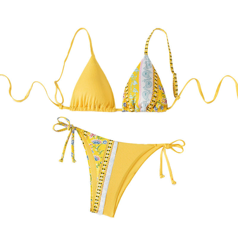 Bikini Set for Women, Sexy Two-Piece Printed Swimwear