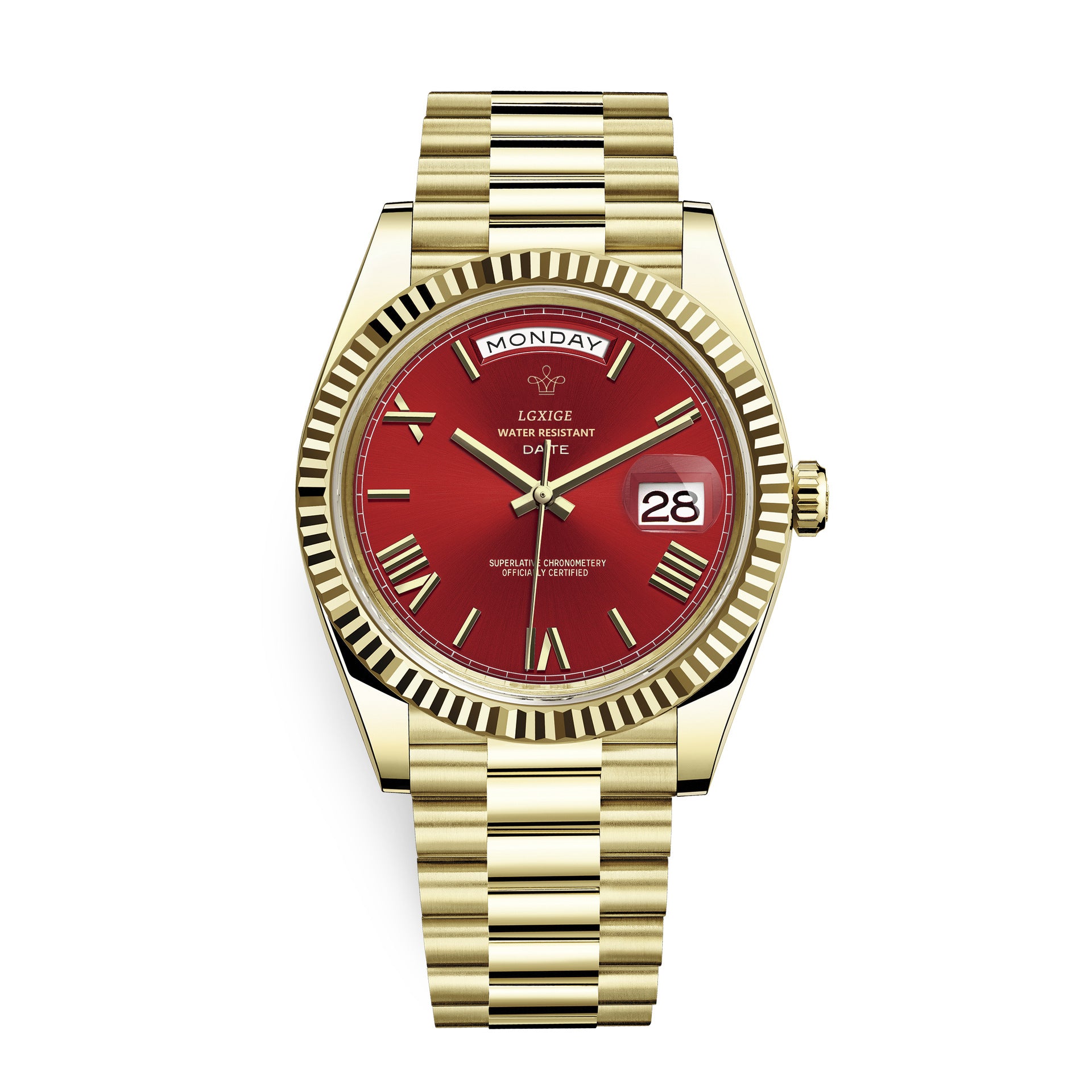 Fashion Style + Brand + Classic Sunday Calendar Watch + Men's Quartz Watch + Waterproof Wristwatch