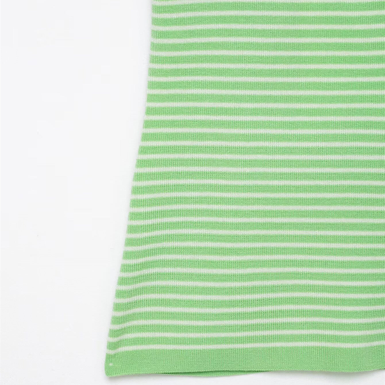 Pure Desire Striped Off Shoulder Knitted Top