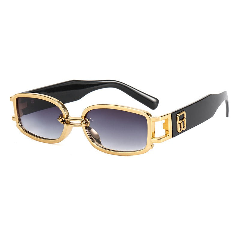 Fashionable Resin Sunglasses Men's Stall Red Transparent Glasses