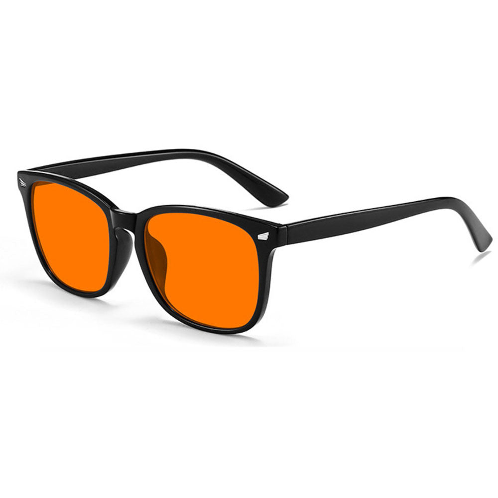 Gaming Phone Glasses Square Frame Eyewear Rivet Blue Light Blocking Glasses Wholesale