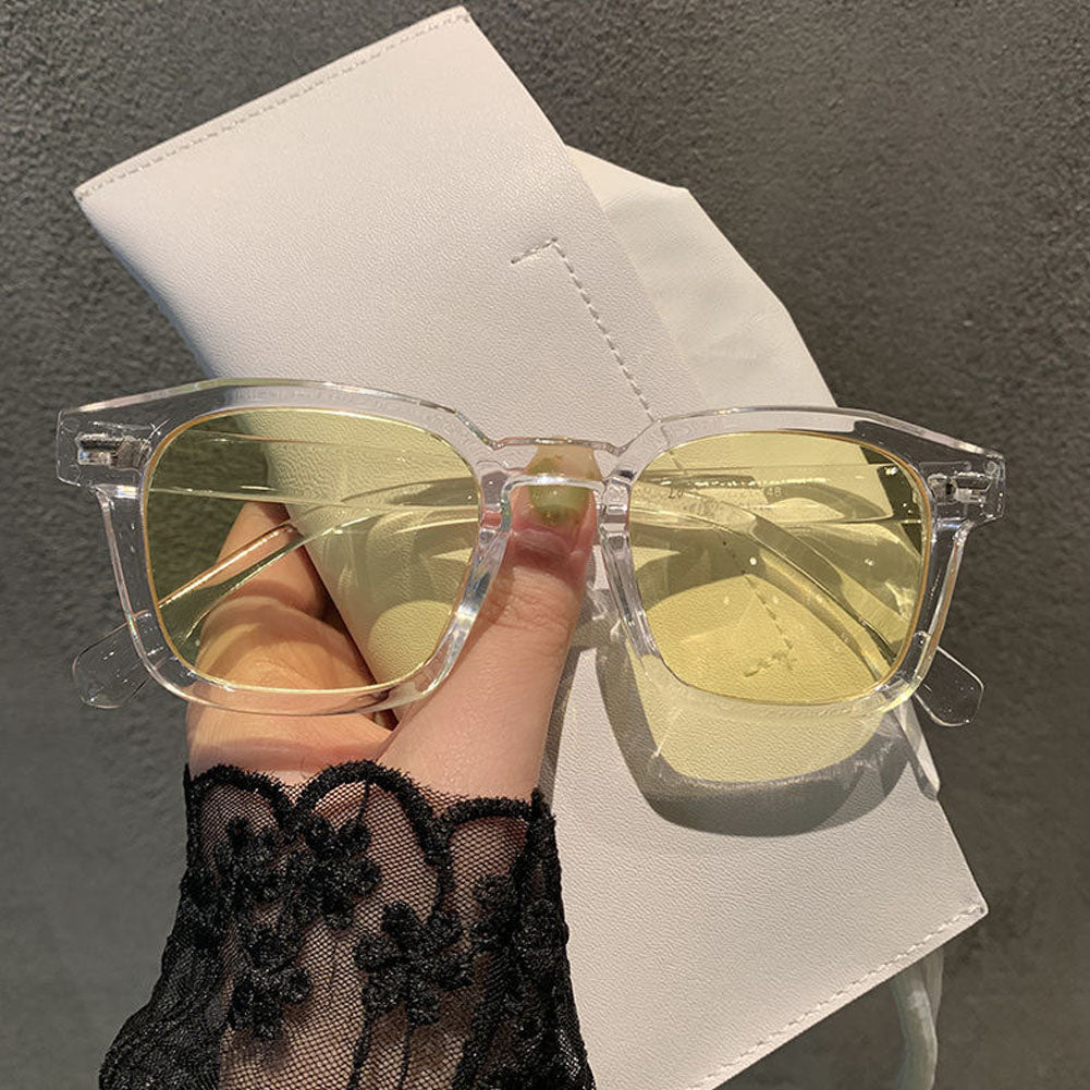 Gradient Square Sunglasses Women Vintage Oversized Sun Glasses Men Brand Designer Trend Colored Glasses Outdoor UV400