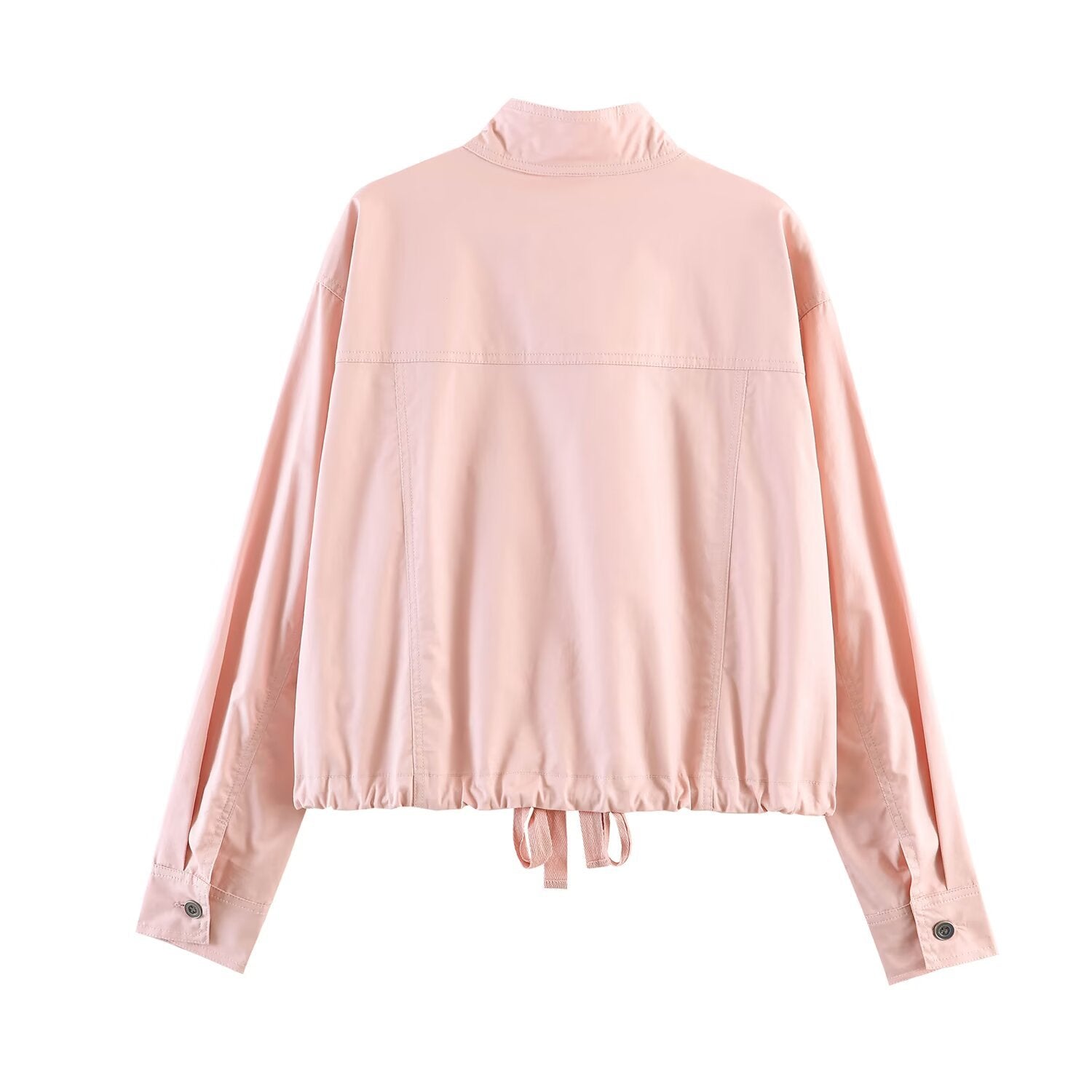 Retro style effect pocket jacket
