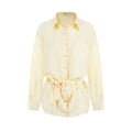 Belted Fitted Stripe Shirt Loose Slimming Sun Protection Top Date Outfit