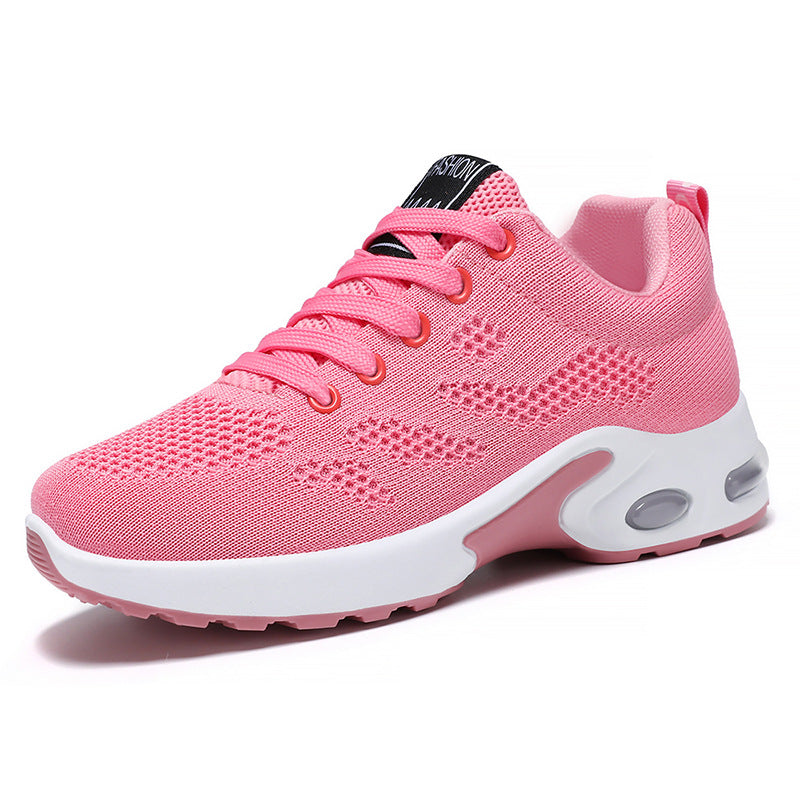 Plus Size Cushioning Shoes, Versatile Soft Sole Breathable Athletic Shoes