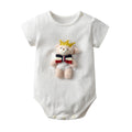 Round neck short sleeved baby bag fart jacket