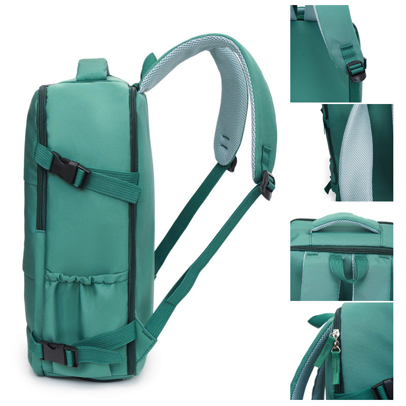 Premium Travel Backpack: Airplane-Approved Laptop Bag for School & Work, Waterproof Carry-On for Men & Women