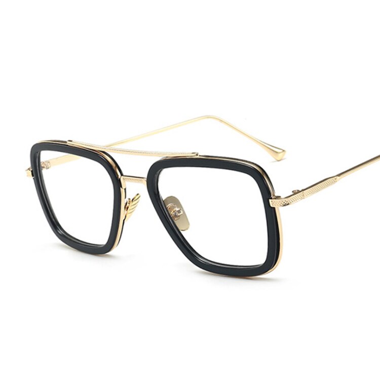 Black Sunglasses Woman/man Mirrored Designer Brand Woman Glasses Vintage Blue Lens Sun Glasses Female UV400