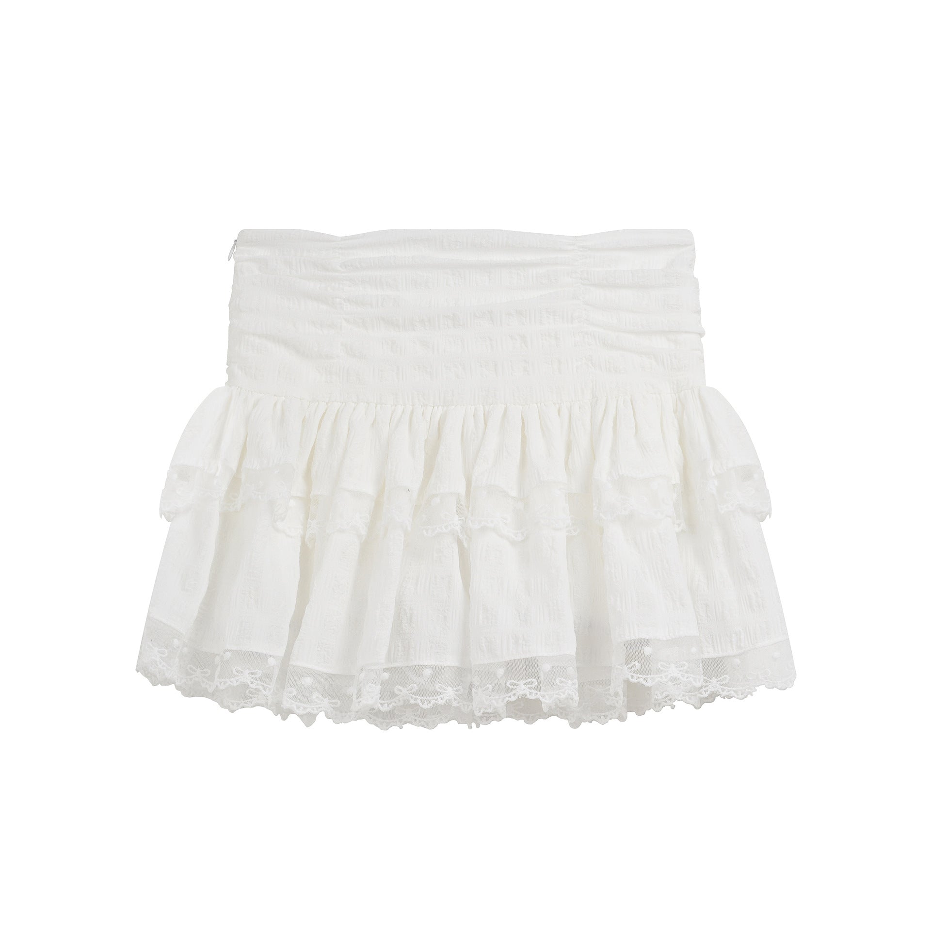 Pleated Mini Skirt High Waist Multi-Layered Cake Skirt Sweet Girl Style Midi Skirt