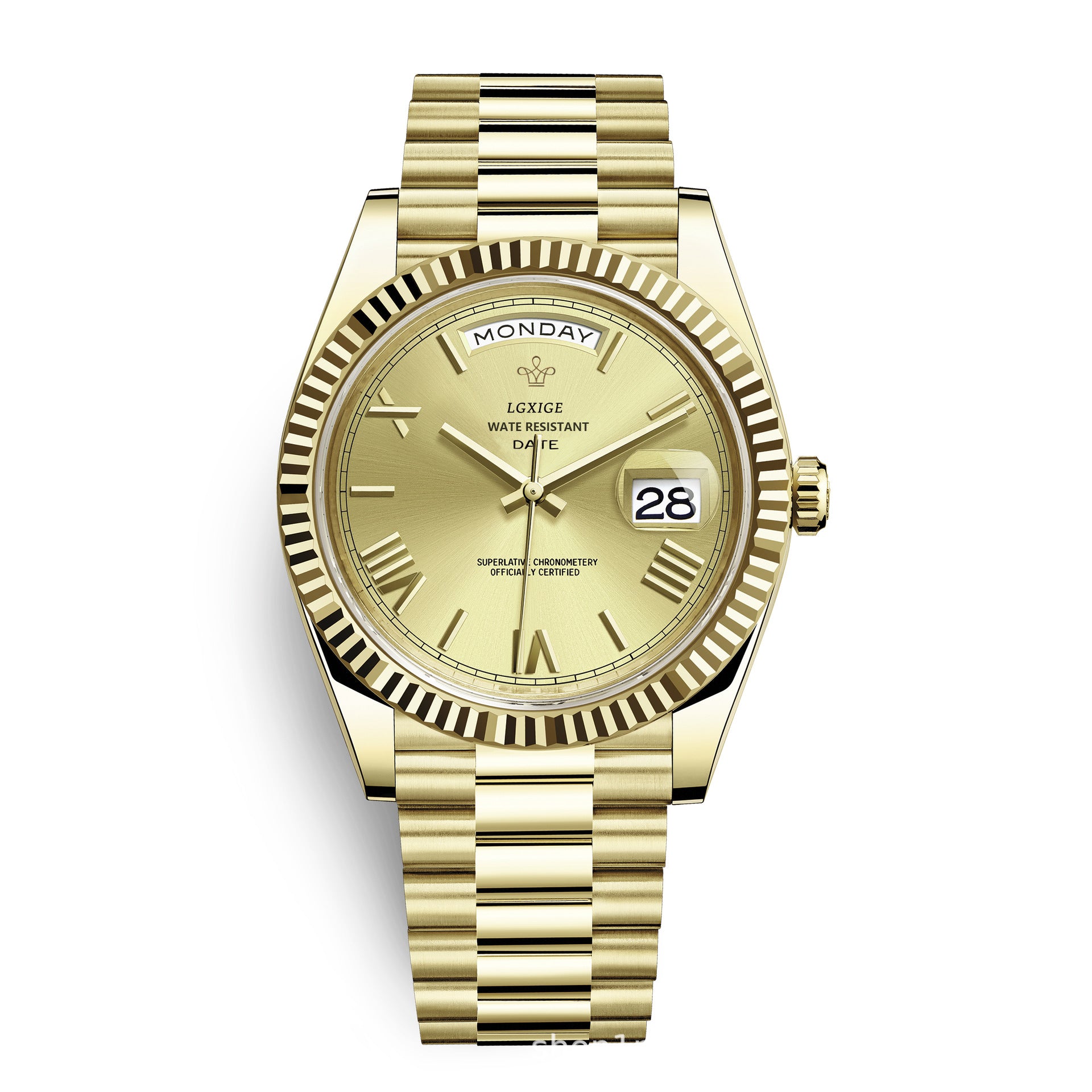 Fashion Style + Brand + Classic Sunday Calendar Watch + Men's Quartz Watch + Waterproof Wristwatch