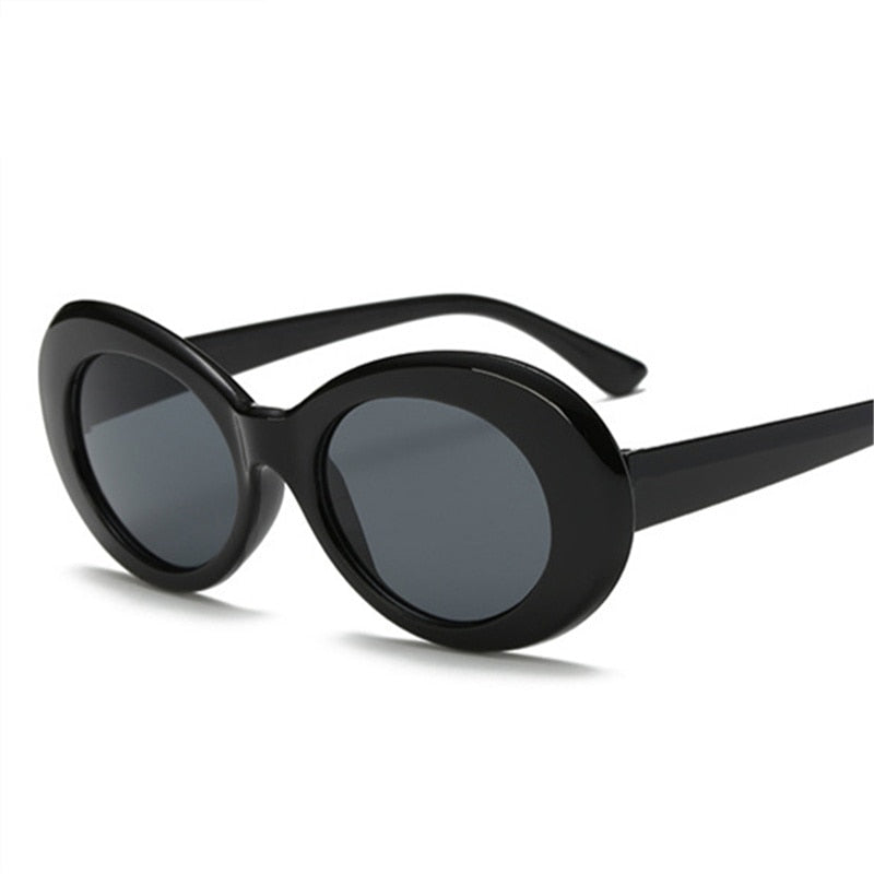 New Glasses Oval Sunglasses Ladies Glasses Trendy Hot Vintage Retro Sun Glasses Women's UV400