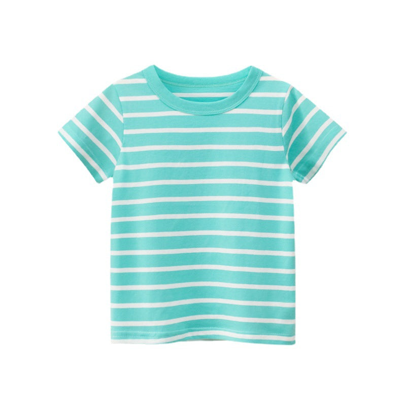 Baby Clothes Kids Striped Short Sleeve T-Shirt