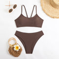 Solid color bikini nylon