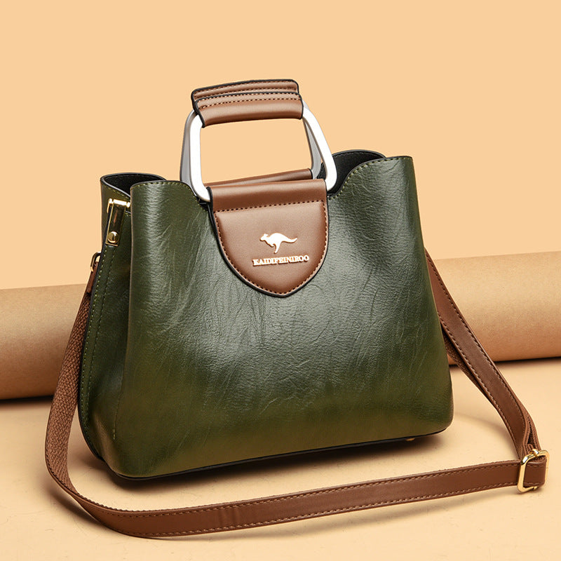 Cross shoulder bag women's handbag women's bucket bag