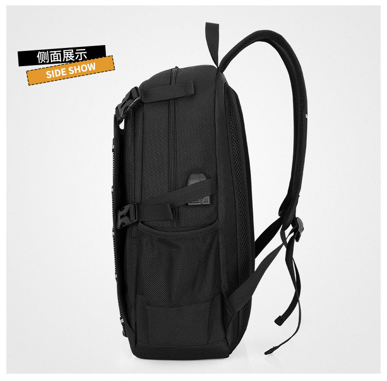 Roller Skating Bag Men's Oxford Cloth Backpack Men's Backpack Multifunctional Student Bag