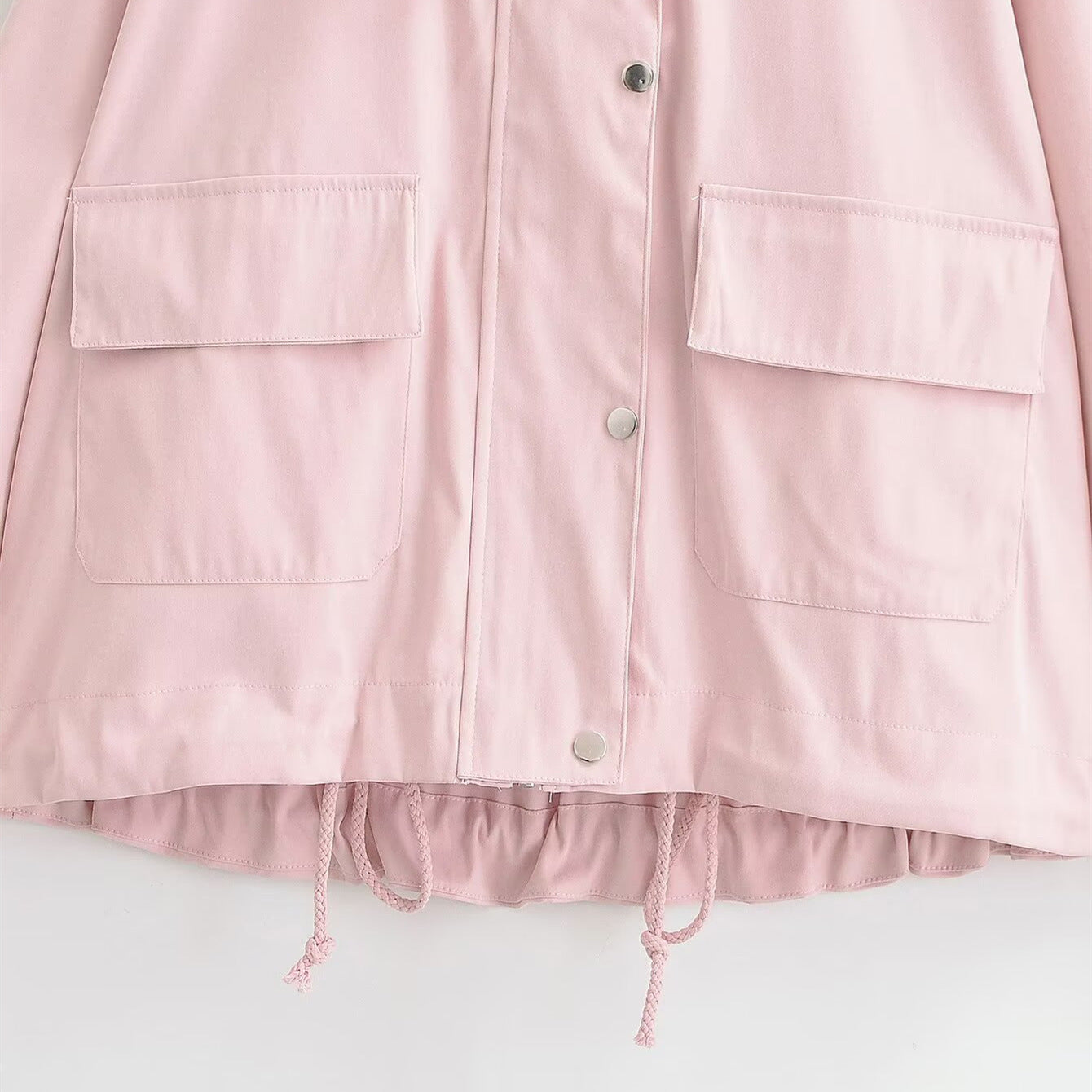 Loose casual hooded jacket