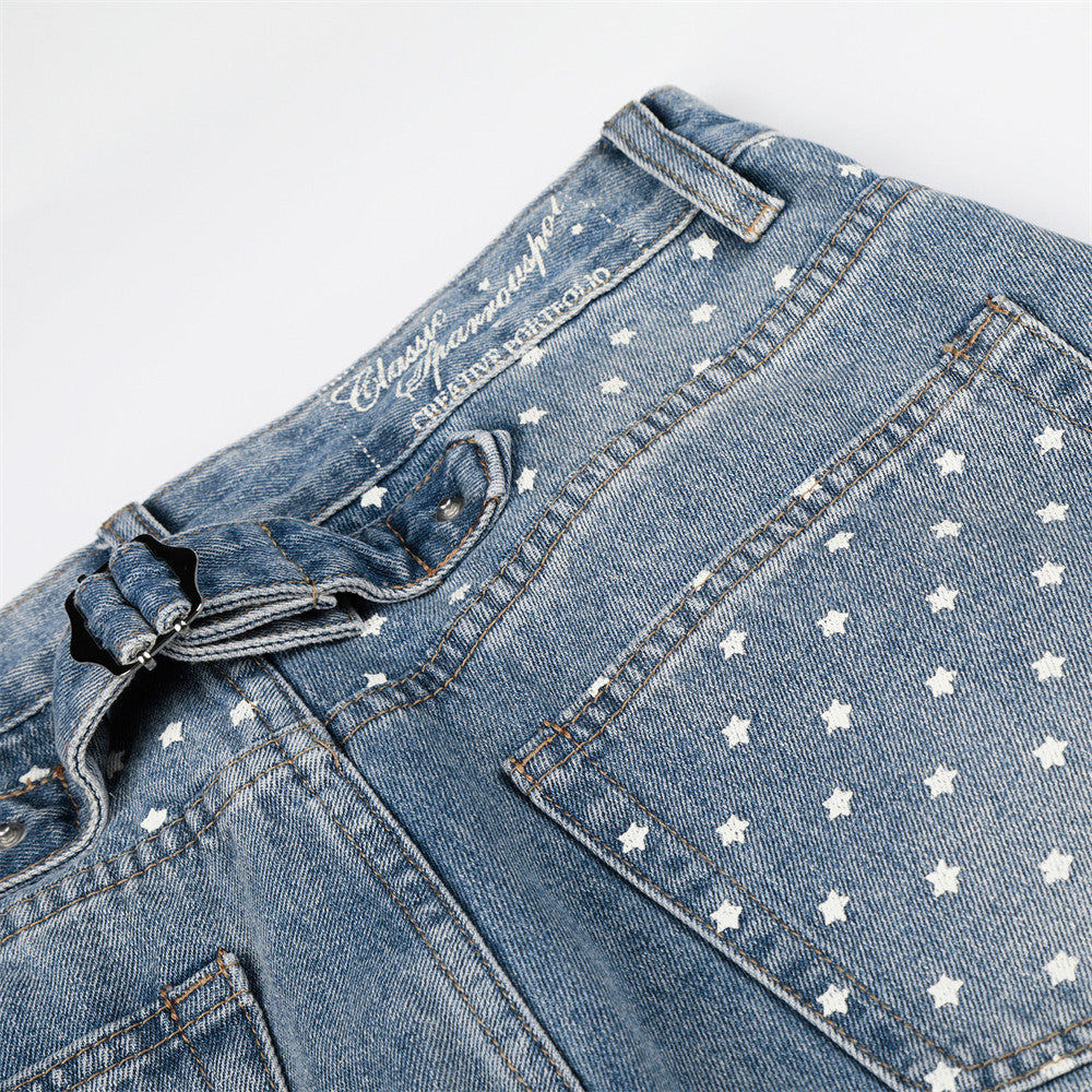 Make old washed denim jeans