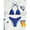 Polka dot printed bikini