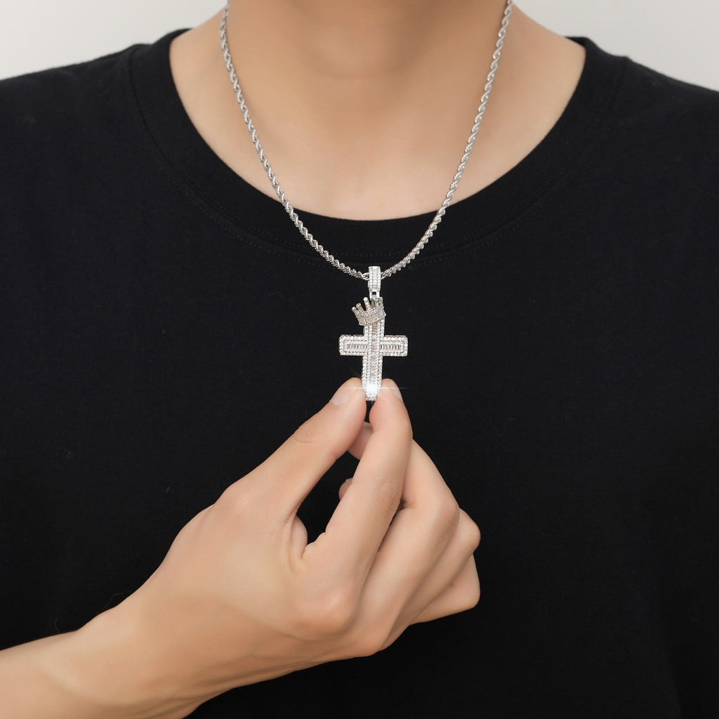Crown Cross Pendant