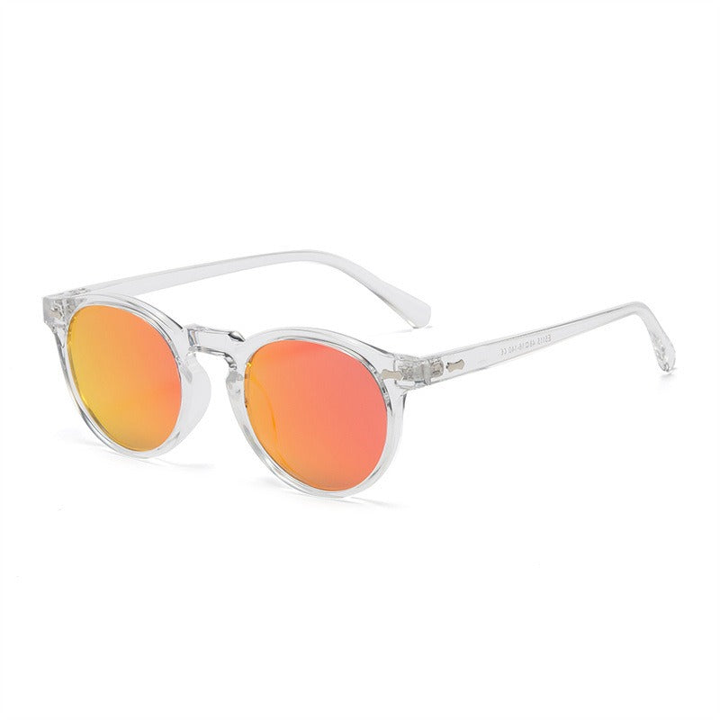 Fashion Sunglasses for Men Women Vintage Small Round Frame Sun Glasses Yellow Lens UV400 Goggles Shades Eyewear