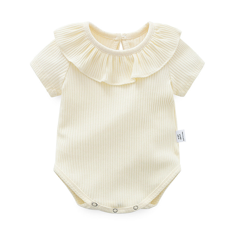 Short sleeved baby bag fart clothes