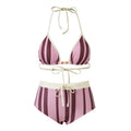 Stripe Bikini Two-Piece Swimsuit