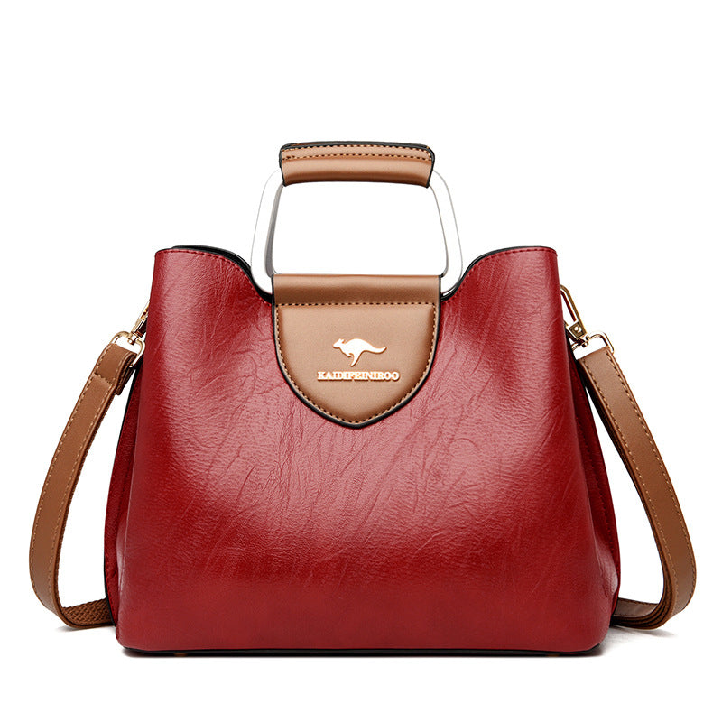 Cross shoulder bag women's handbag women's bucket bag