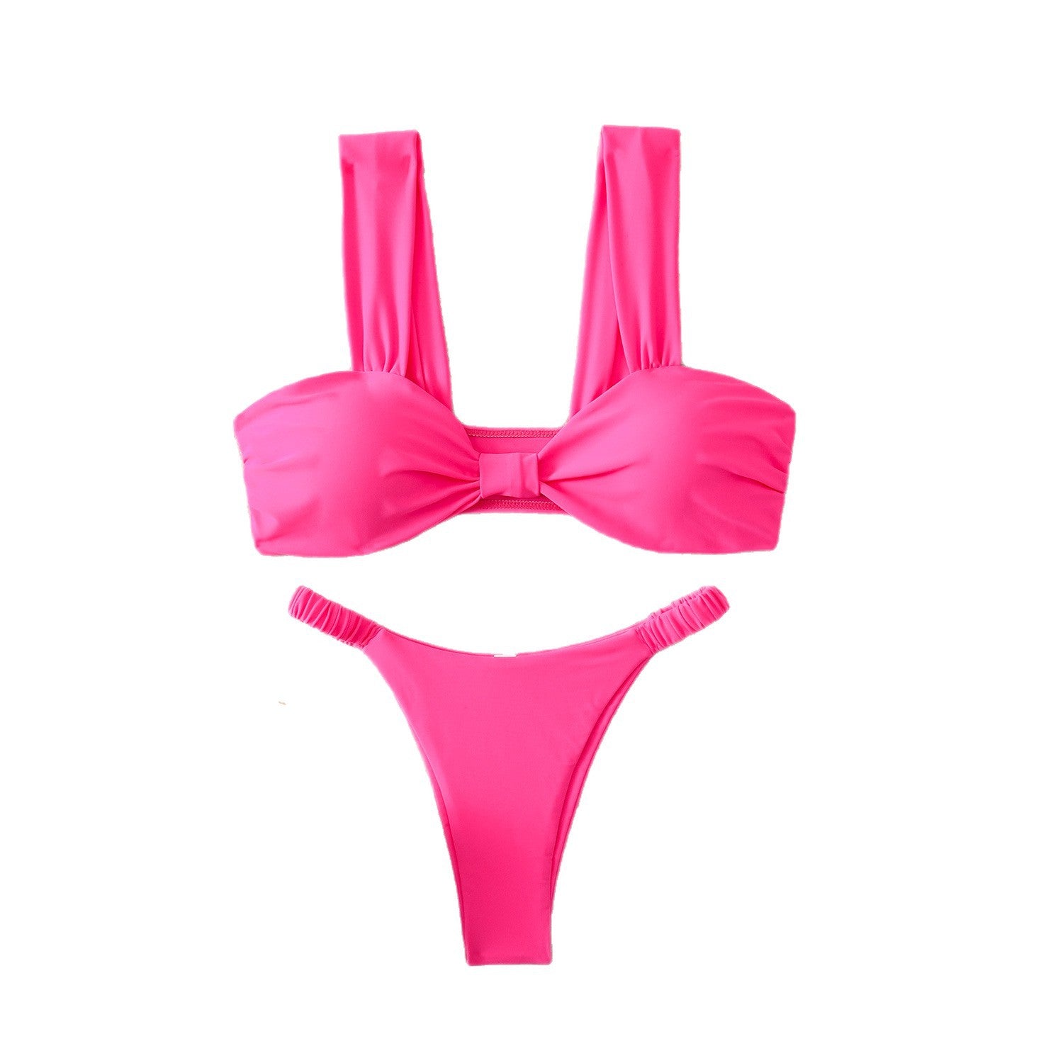 Split bikini swimsuit