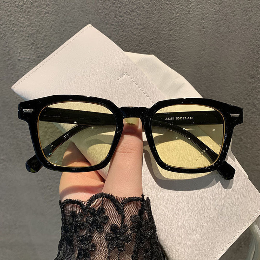 Gradient Square Sunglasses Women Vintage Oversized Sun Glasses Men Brand Designer Trend Colored Glasses Outdoor UV400