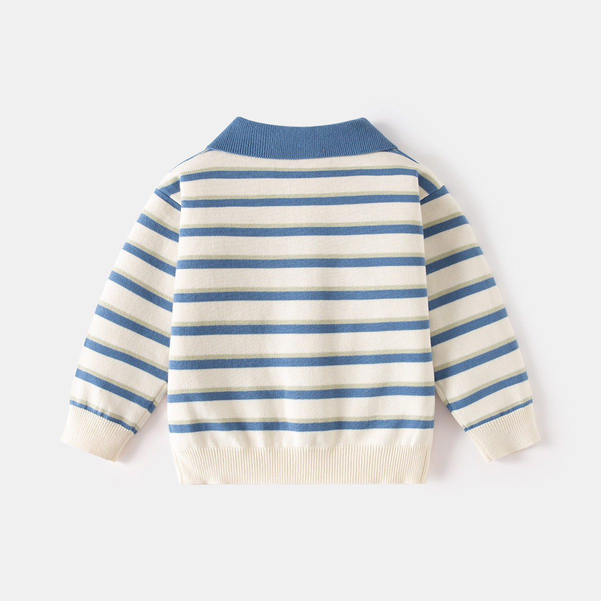 Striped Turtleneck Sweater Warm Top for Kids Children's Clothing