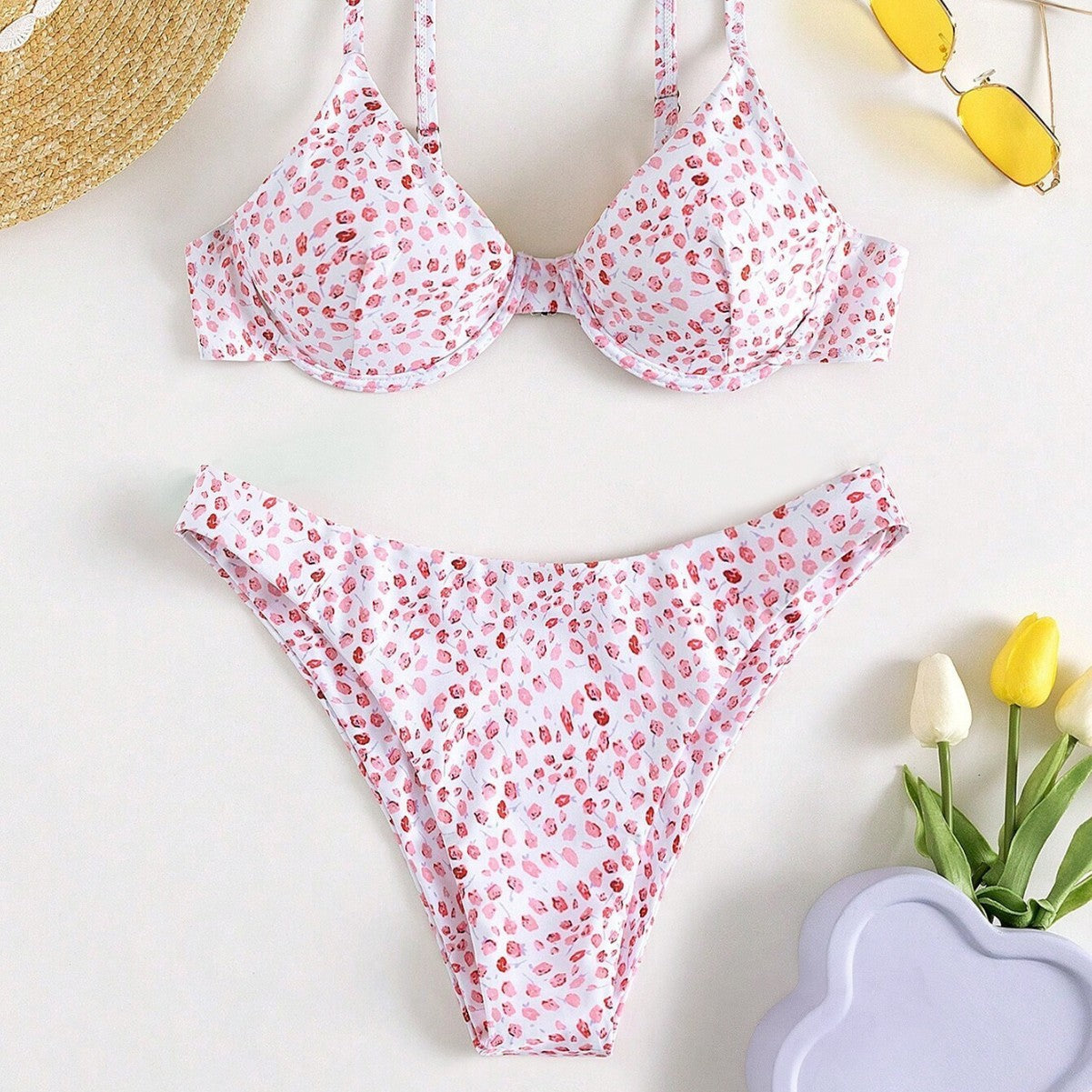Dot Sexy Separated Bikini Swimwear for Women