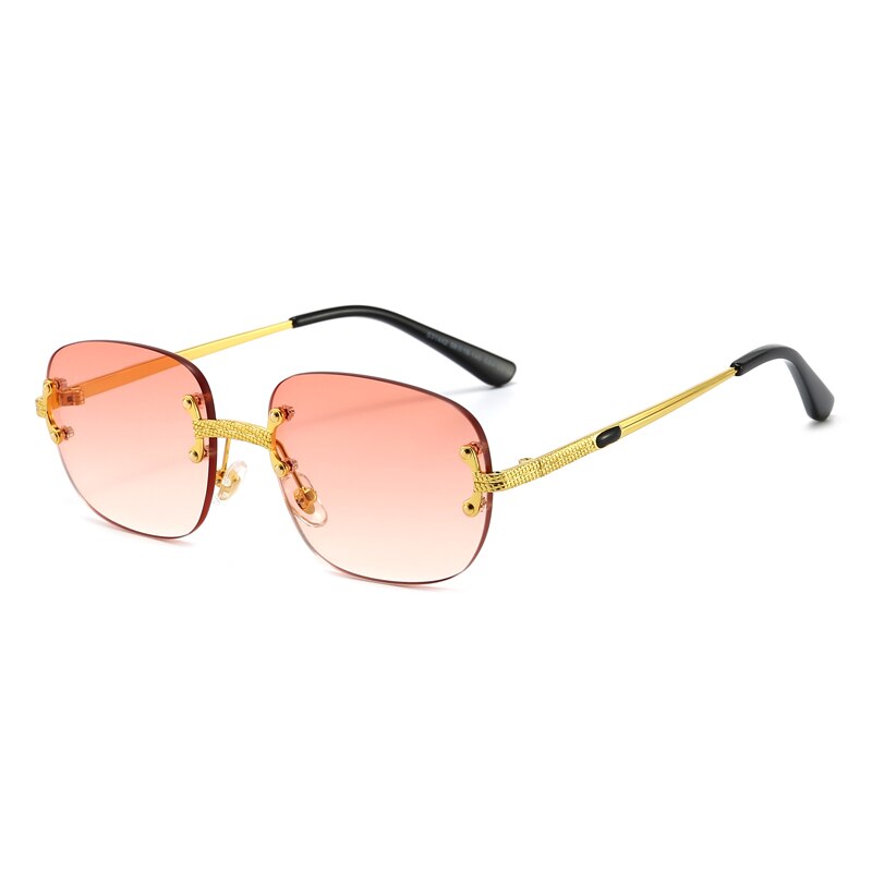 Rimless Sunglasses Women Retro Square Frameless Sun Glasses Men In Bulk Vendor Sun Glasses For Women Fashion