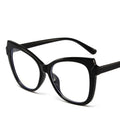 New TR High-Definition Anti-Blue Light Glasses Personality Contrast Color Trend Glasses Frame Retro Cat's Eye Plain Light Lenses