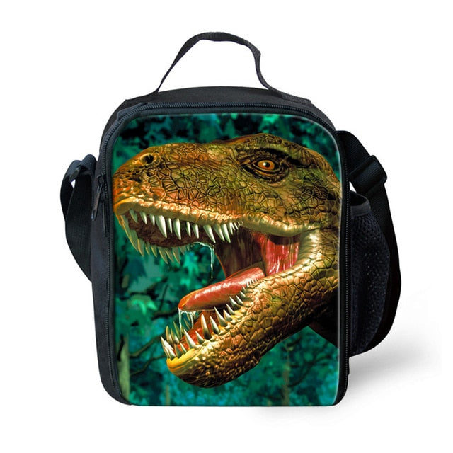 FORUDESIGNS Dinosaur 3D Printing Set School Backpacks for Boys Orthopedic Satchel Schoolbag Children Kids Shoulder Book Bag