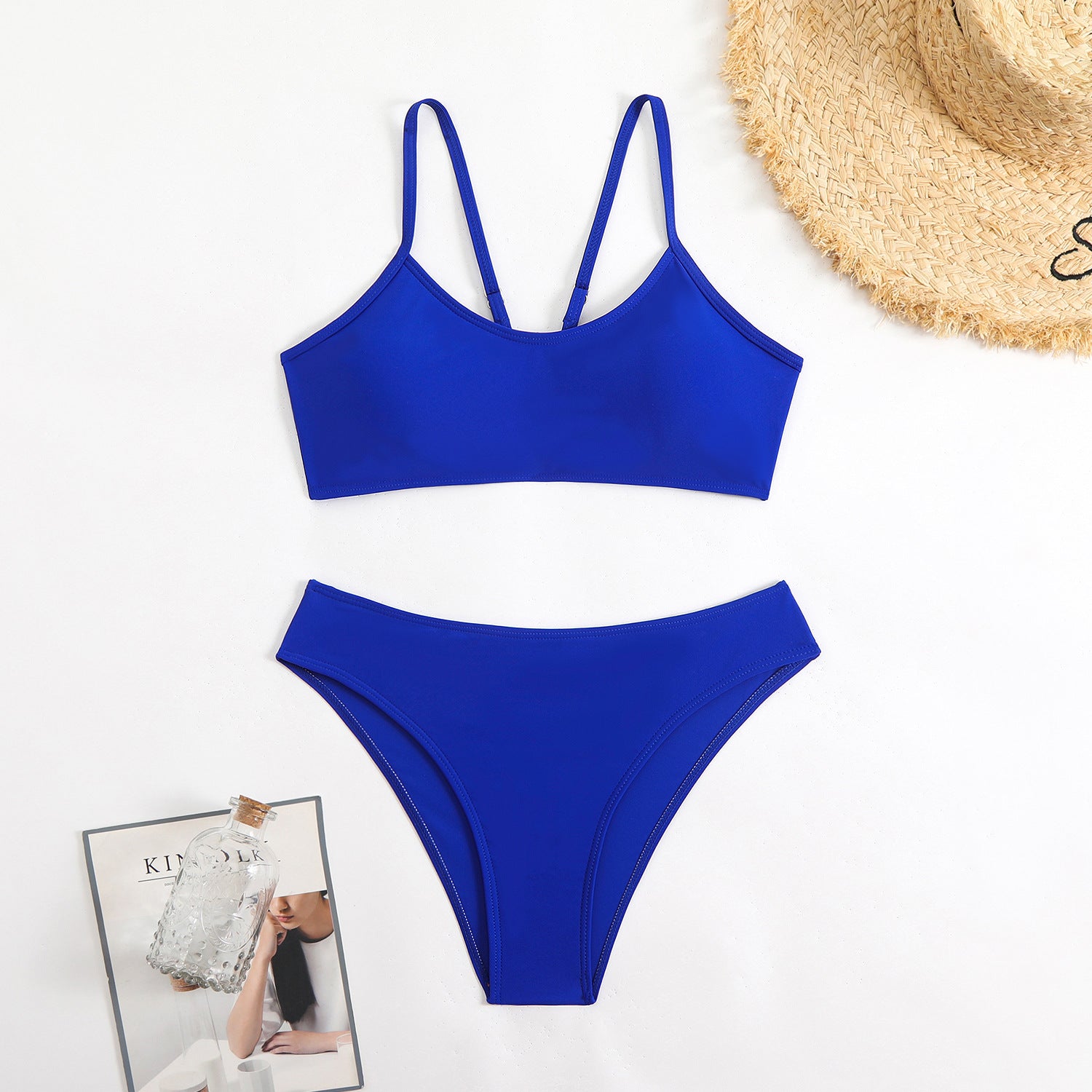 Round neck swimsuit bikini
