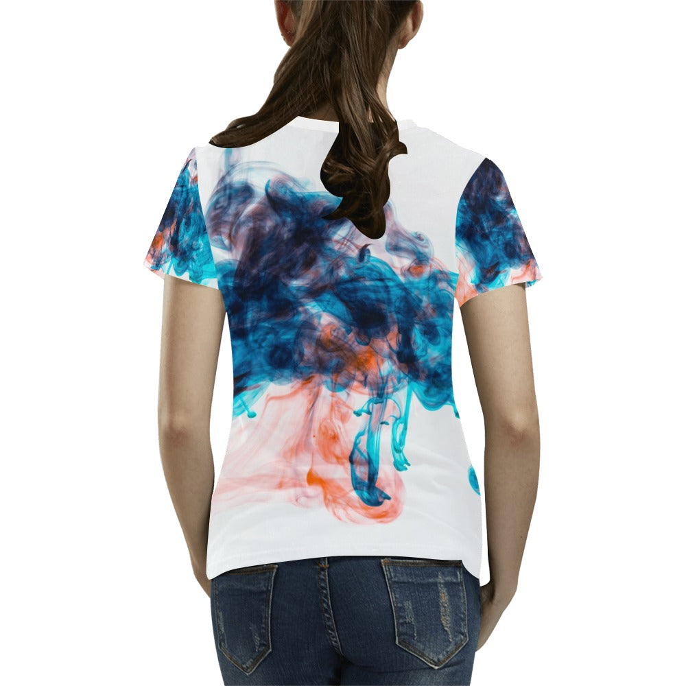 Women's All Over Print T-shirt (USA Size) (T40)