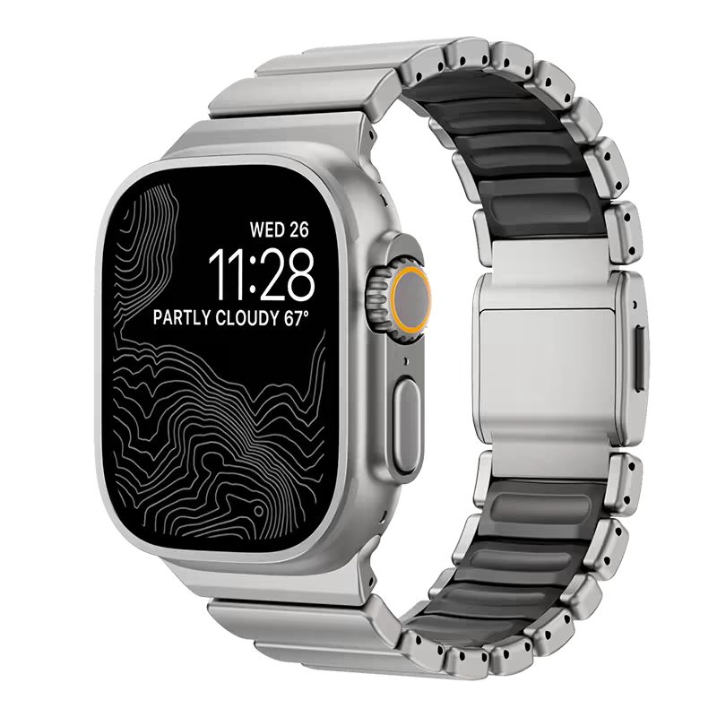 Apple Watch Ultra Strap Pure Titanium Apple Watch S11 Strap Silicone