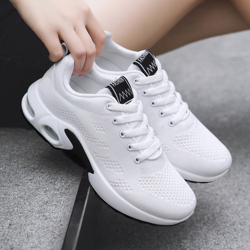 Plus Size Cushioning Shoes, Versatile Soft Sole Breathable Athletic Shoes