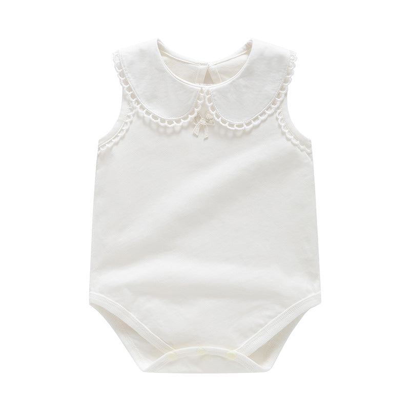 Collar sleeveless jumpsuit