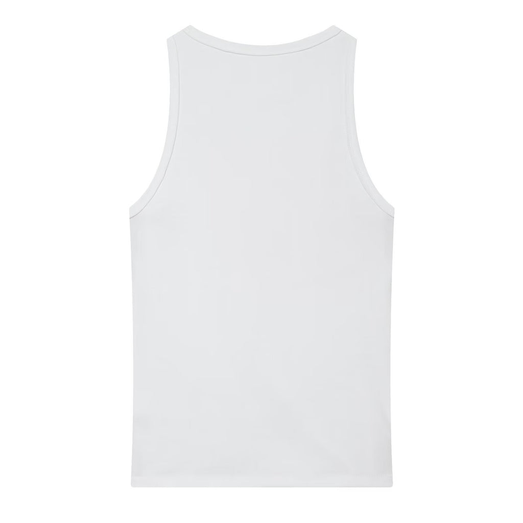 Retro style spicy girl printed sleeveless T-shirt