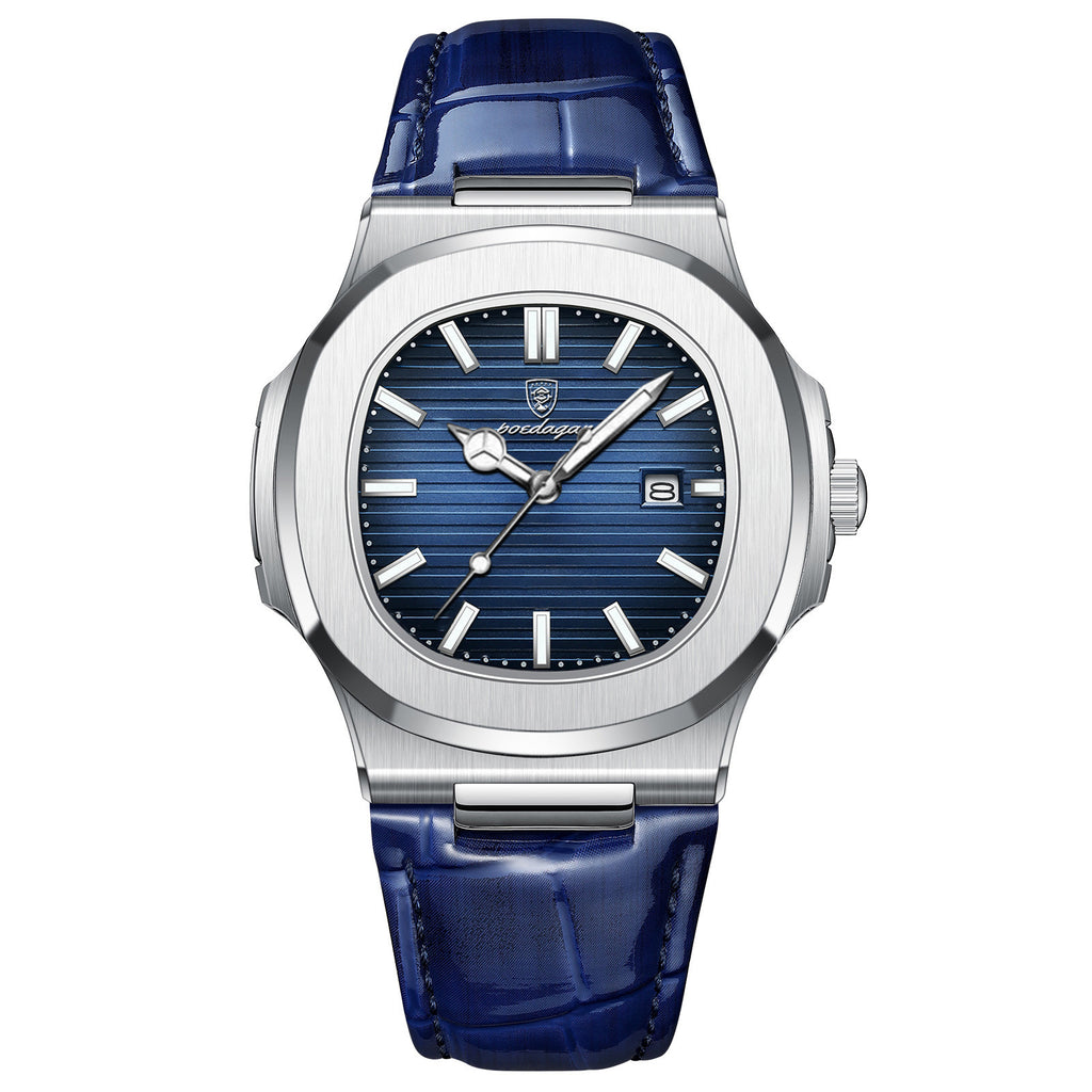 Men's waterproof luminous quartz watch